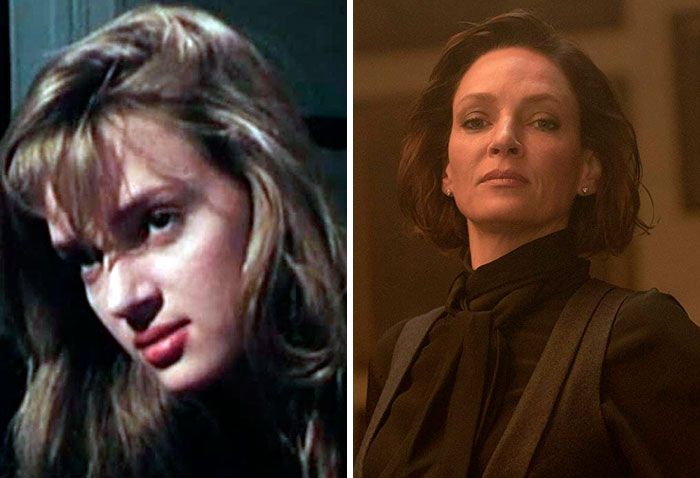 Uma Thurman: Kiss Daddy Goodnight (1987) — Down A Dark Hall (2018)