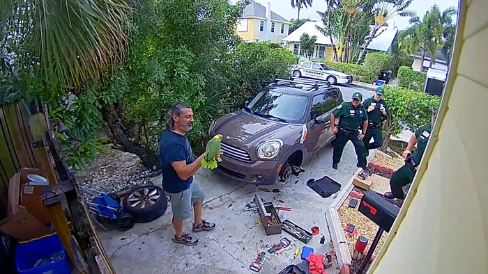 Man Has 4 Cops Show Up To His House Because His Parrot Screaming 'Let Me Out' Sounds Like A Woman Man Has 4 Cops Show Up To His House Because His Parrot Screaming 'Let Me Out' Sounds Like A Woman