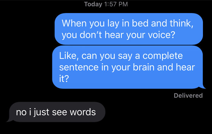 Guy Finds Out Not Everyone Has An Internal Monologue With Themselves And It Ruins His Day