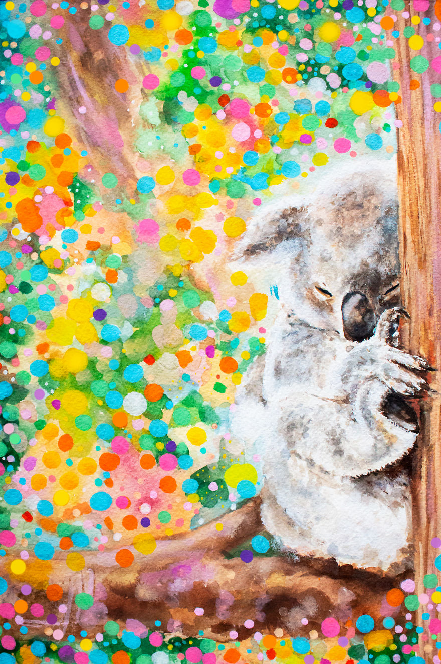 'dreaming Of Better Days' All Proceeds From This Art Print Goes To Bushfire-Affected Wildlife. 'dreaming Of Better Days' All Proceeds From This Art Print Goes To Bushfire-Affected Wildlife.