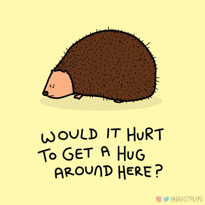 I Decided To Get Myself Out Of A Creative Rut This Year By Promising To Draw One Grumpy Animal Every Single Day