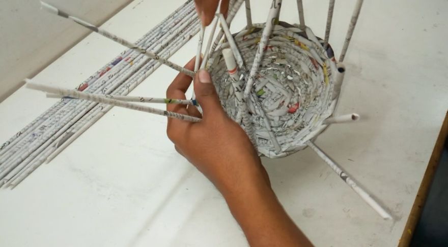 I Created A Bowl From Newspaper I Created A Bowl From Newspaper