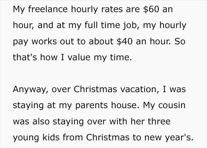 Parents Get Mad At Woman After She Asks $35/Hour To Babysit Their 3 Children Parents Get Mad At Woman After She Asks $35/Hour To Babysit Their 3 Children