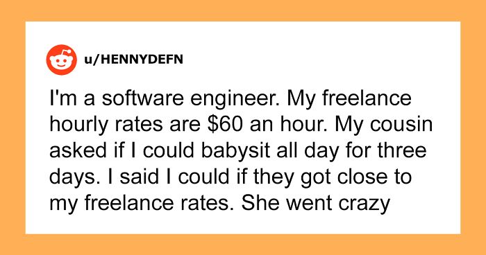 Parents Get Mad At Woman After She Asks $35/Hour To Babysit Their 3 Children