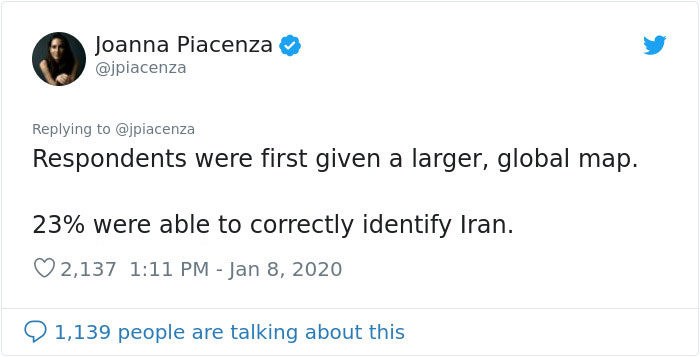 Americans Were Asked To Find Iran On The Map, And Some Of Them Pointed At USA Americans Were Asked To Find Iran On The Map, And Some Of Them Pointed At USA