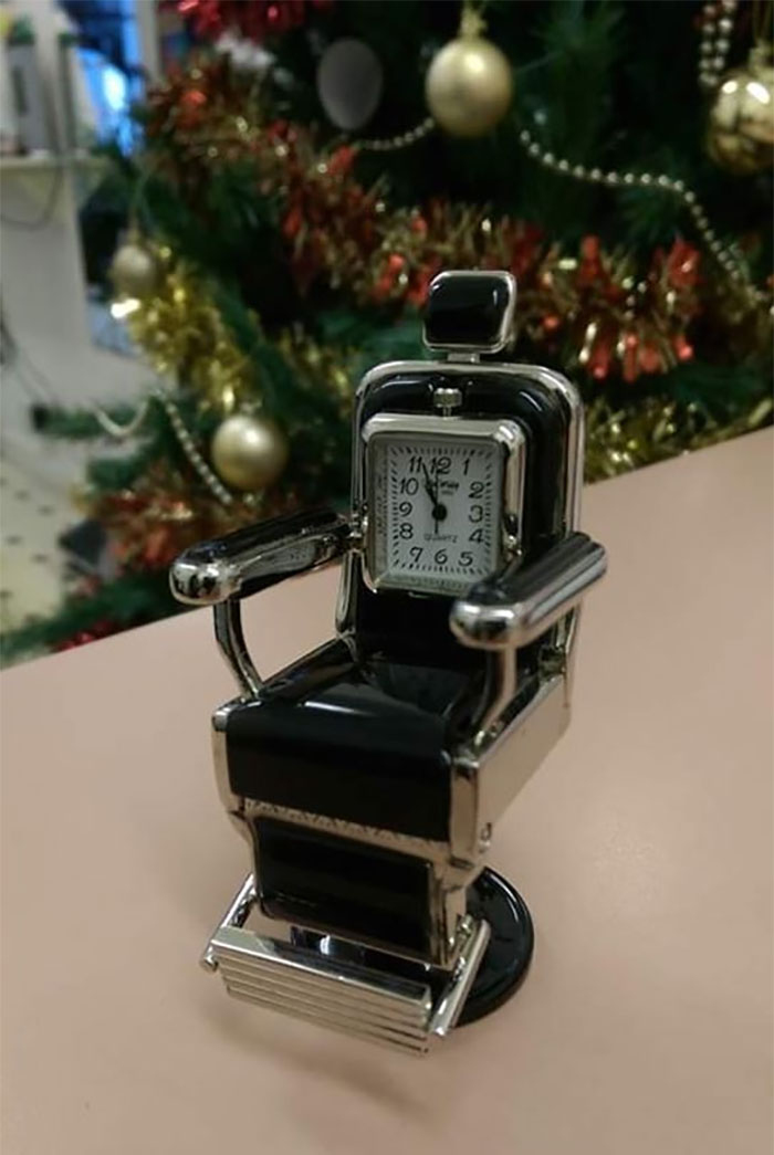 I Run A Barbershop In Edinburgh. One Day, One Of My Elderly Clients Came In With This Beauty! He Found It In A Charity Shop And Immediately Thought Of Me!