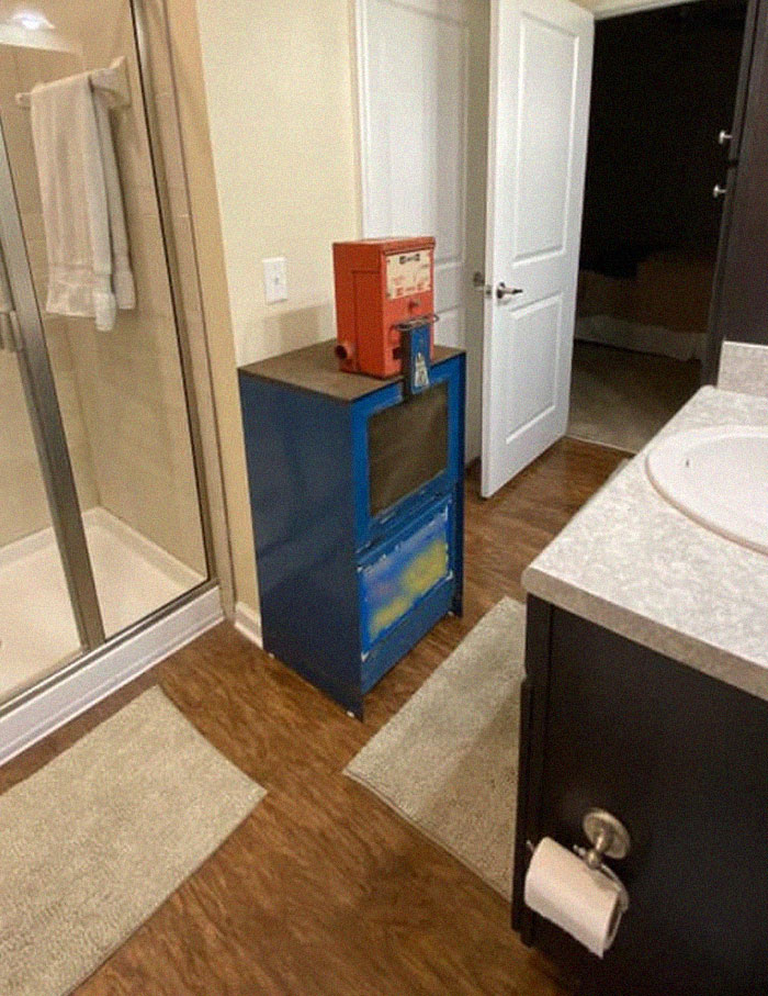 Some People Question My Decision To Use It For Storage In The Bathroom