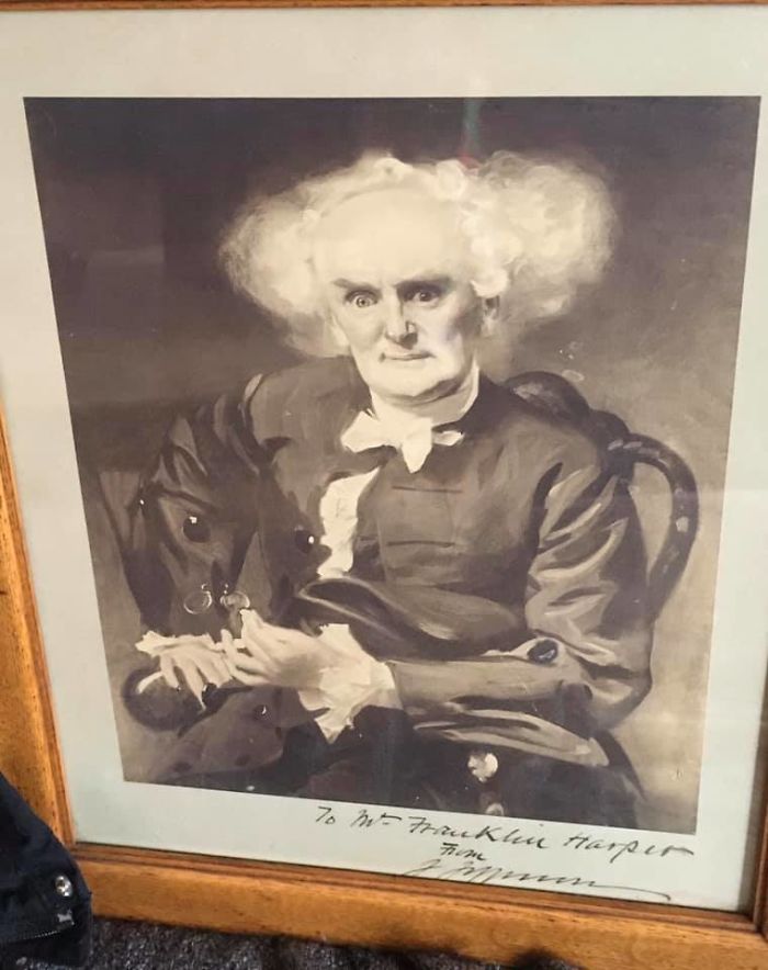 I Present To You... The Gift That Now Resides In My Bathroom - To Scare My Husband Who Couldn’t Attend The Party