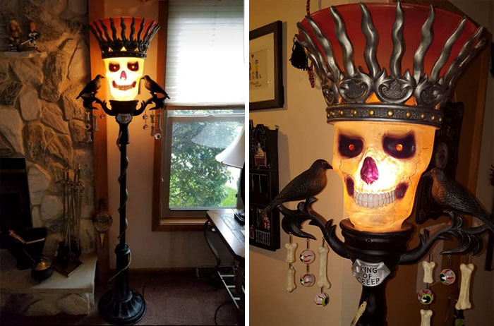 My Best Rummage Sale Find! I Call Him 'Bone Daddy' And He Graces My Living Room Year Round