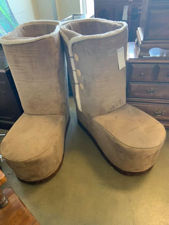 Ugg Slipper Chairs.... Goodwill On Hepburn Rd In PA