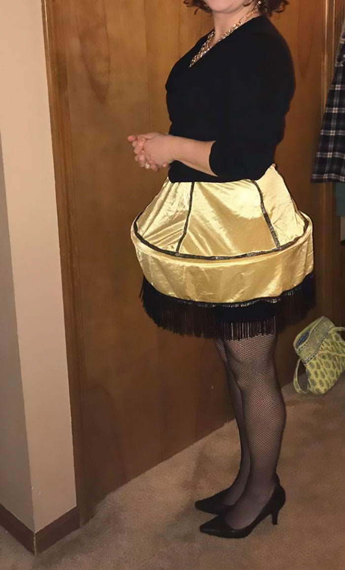 Bought This At Goodwill ( Greenville MI) Years Ago For $3. Just Won Me $50 For First Prize As Most Original , And Runner Up ( Didn’t Know The Category ) Winning A Yeti Coffee Mug, At My Husbands Company Holiday Party!