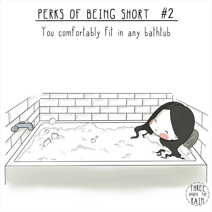 5-Foot-Tall Artist Illustrates What Being Short Is Like In 15 Wholesome Pics 5-Foot-Tall Artist Illustrates What Being Short Is Like In 15 Wholesome Pics