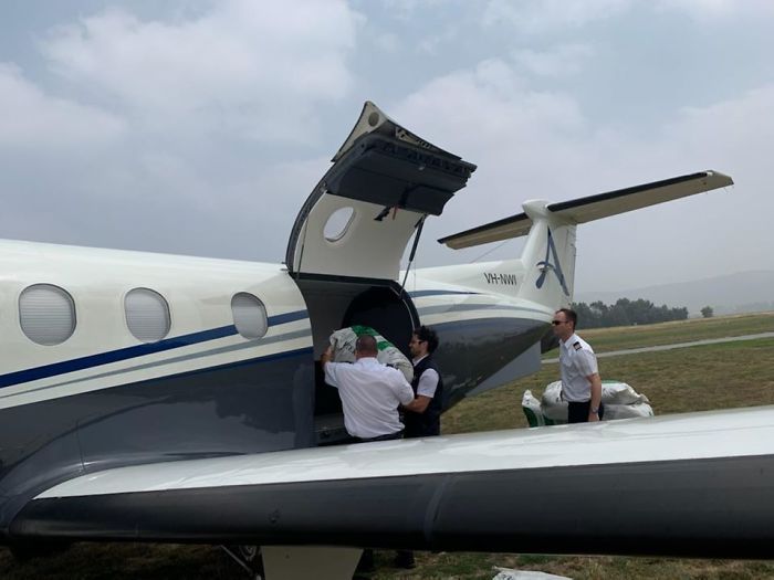 Animals Who Survived Australian Fires Are Starving, So These Planes Dropped Tons Of Vegetables For Them Animals Who Survived Australian Fires Are Starving, So These Planes Dropped Tons Of Vegetables For Them