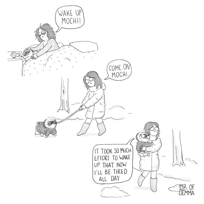 "Living With My Pug Mochi"