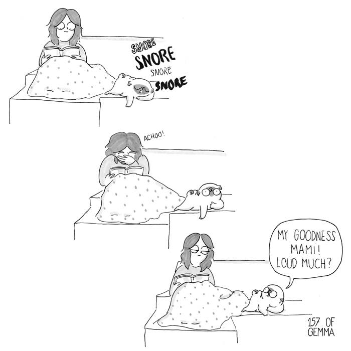 "Living With My Pug Mochi"