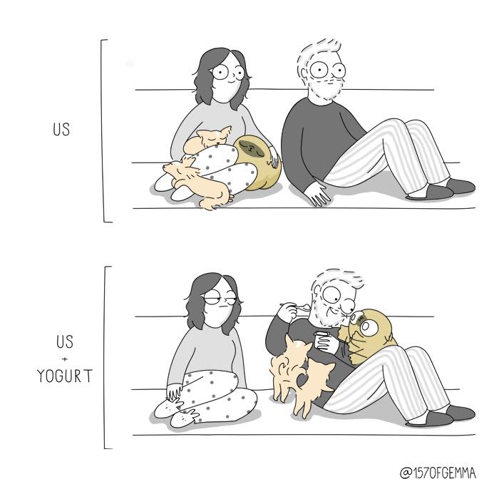 "Living With My Pug Mochi"