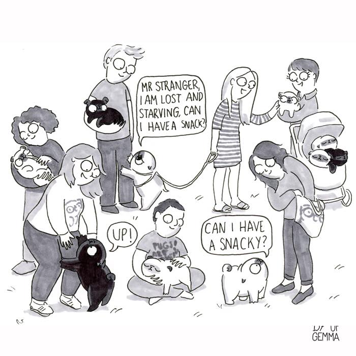 "Living With My Pug Mochi"