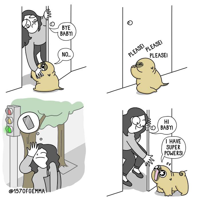 "Living With My Pug Mochi"