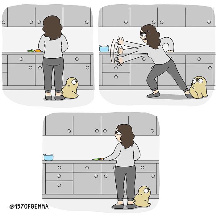 "Living With My Pug Mochi"