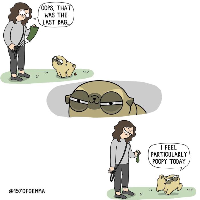 "Living With My Pug Mochi"