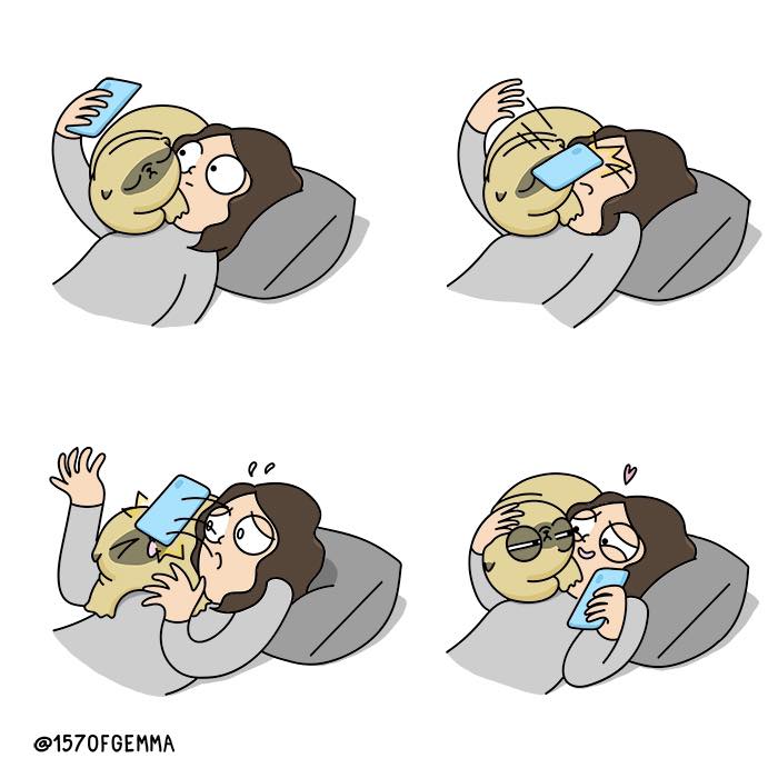 "Living With My Pug Mochi"