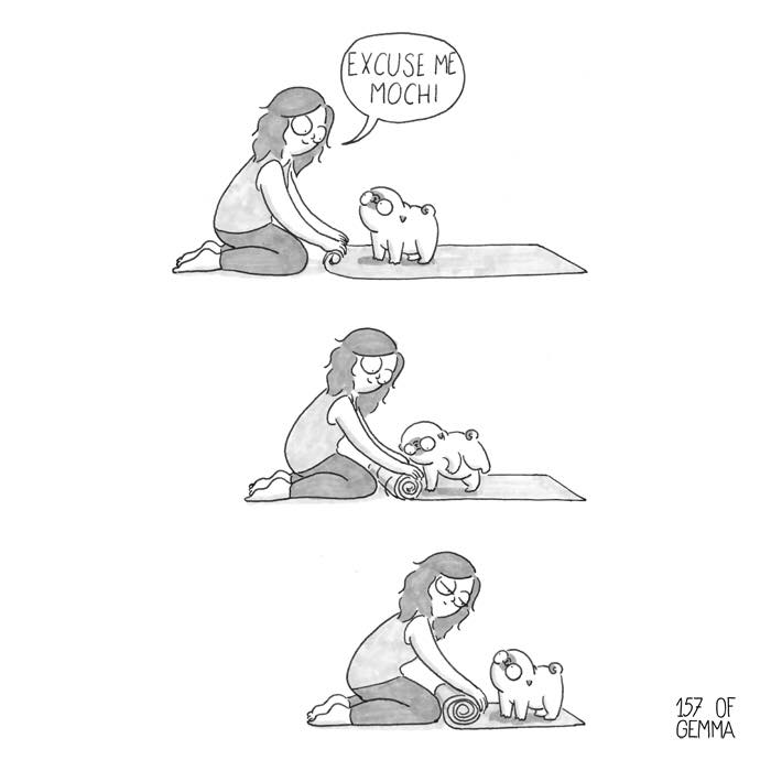 "Living With My Pug Mochi"