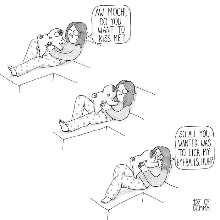 "Living With My Pug Mochi"