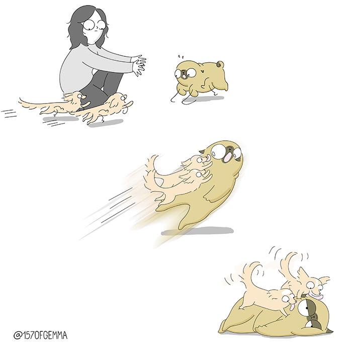 "Living With My Pug Mochi"