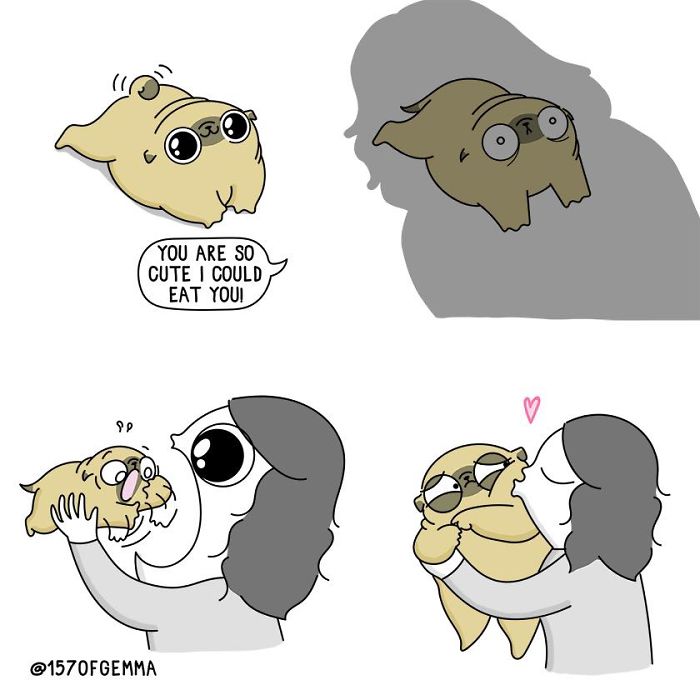 "Living With My Pug Mochi"