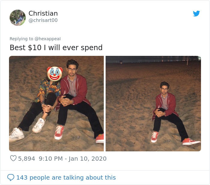 Woman On Twitter Is Asking For $10 To Edit Out Your Ex From Photos And People Post The Results Woman On Twitter Is Asking For $10 To Edit Out Your Ex From Photos And People Post The Results