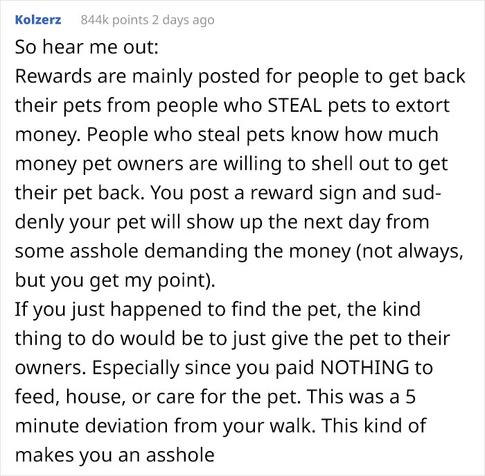 Guy Finds Lost Cat, Brings It To Its Owners, Asks For $500 Promised Reward, Gets Sneered At And Judged