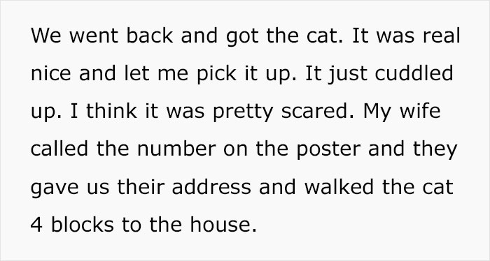 Guy Finds Lost Cat, Brings It To Its Owners, Asks For $500 Promised Reward, Gets Sneered At And Judged Guy Finds Lost Cat, Brings It To Its Owners, Asks For $500 Promised Reward, Gets Sneered At And Judged