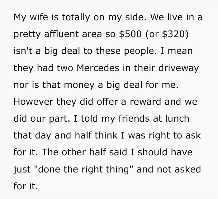 Guy Finds Lost Cat, Brings It To Its Owners, Asks For $500 Promised Reward, Gets Sneered At And Judged Guy Finds Lost Cat, Brings It To Its Owners, Asks For $500 Promised Reward, Gets Sneered At And Judged