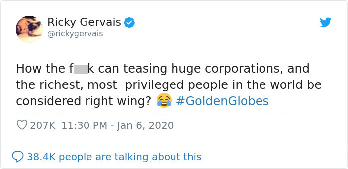 Hollywood Did Not Appreciate Ricky Gervais Roasting Them With His Golden Globes Monologue Hollywood Did Not Appreciate Ricky Gervais Roasting Them With His Golden Globes Monologue