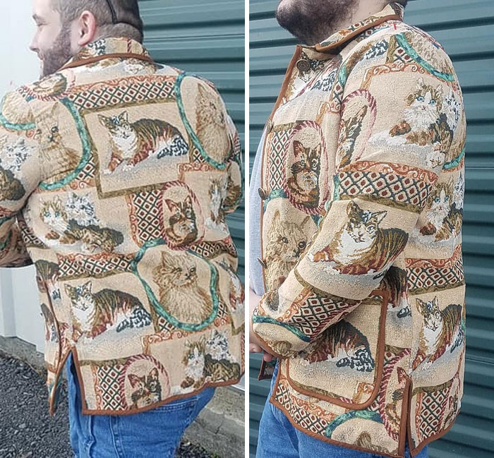 So In A Storage Bin- Some Cat Lady Left Her Blazer Behind