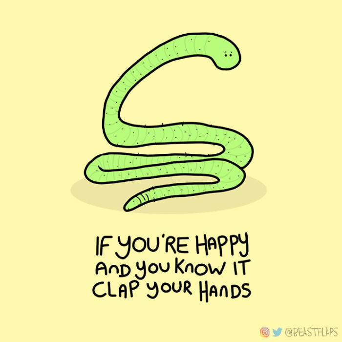 I Decided To Get Myself Out Of A Creative Rut This Year By Promising To Draw One Grumpy Animal Every Single Day