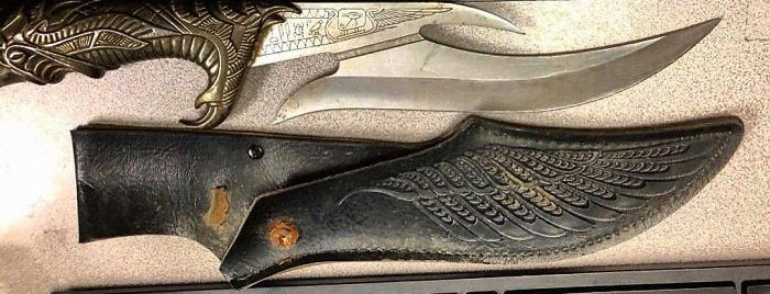 This Egyptian Falcon Knife Was Forged With The Power Of Horus And All Of His Wisdom