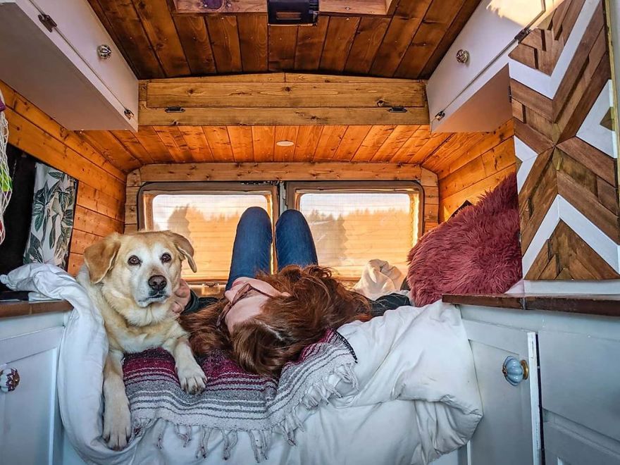 Beautiful Budget Van Conversion: Better To Travel On A Budget Than Not At All