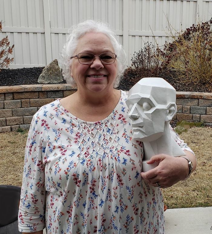 When A Lady On Here Mentioned That She Saw This Ugly Thing By Her Dumpster And Didn't Bring It In The House, I Contacted Her And Told Her That I Really, Really Wanted To Own It. She Was So Sweet That She Got It For Me And And Sent It!