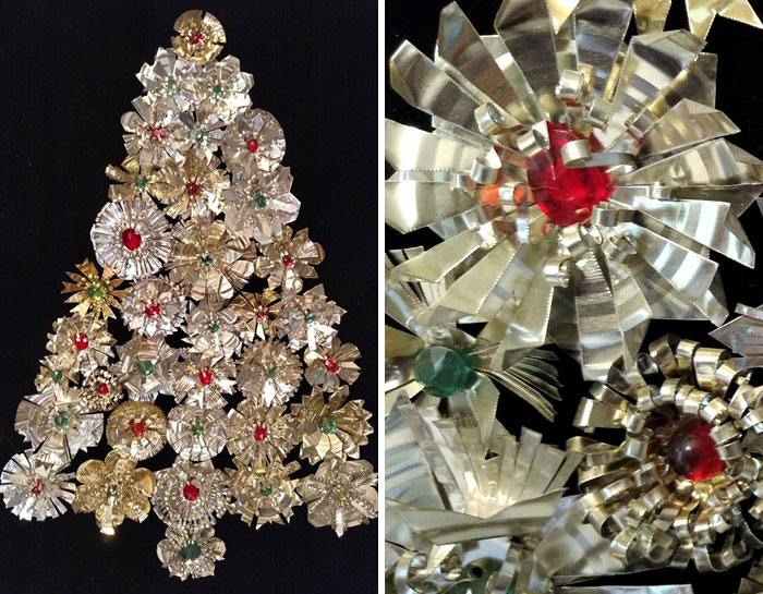 Tin Can Lid Christmas Tree