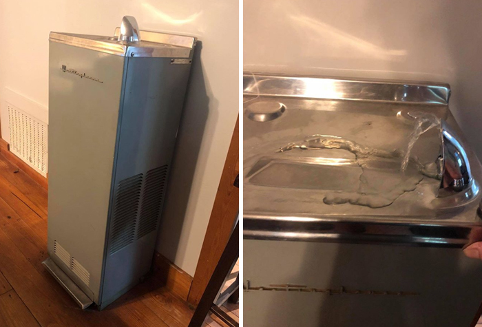 This Is A Vintage Westinghouse Water Fountain, Almost Antique, From An Old Elementary School