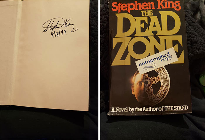 An Actual Stephen King Autograph!