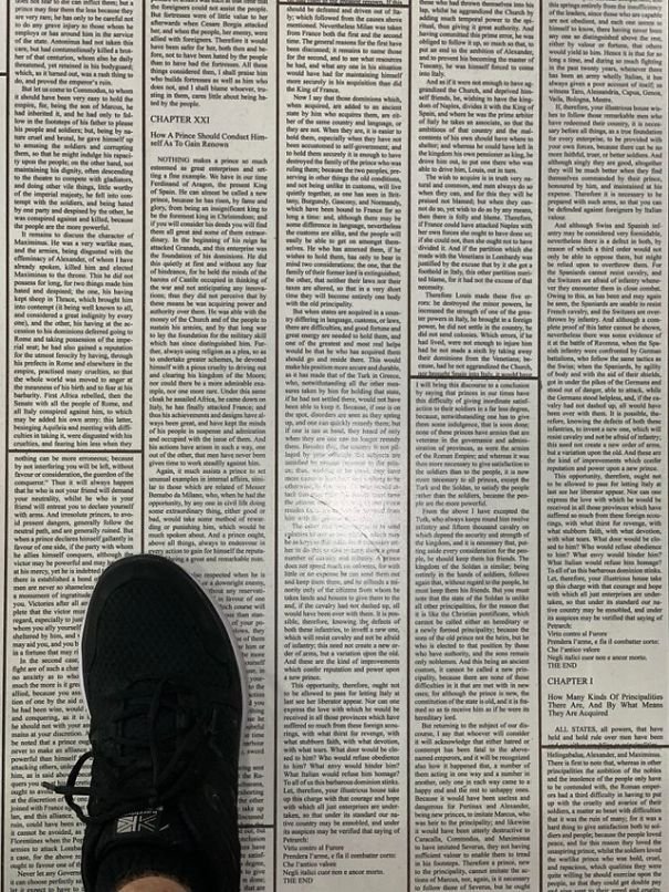 "The floor at my local art store has an entire book written in the tile"