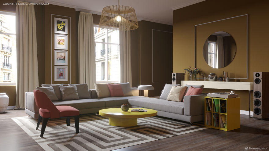 Designers Color A Room Based On A Music Genre, Described By People Who Can 'See Music's Colors' Designers Color A Room Based On A Music Genre, Described By People Who Can 'See Music's Colors'