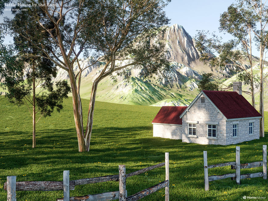 8 Buildings From Famous Paintings Come To Life In These Real-Life Renderings By A Real Estate Agency