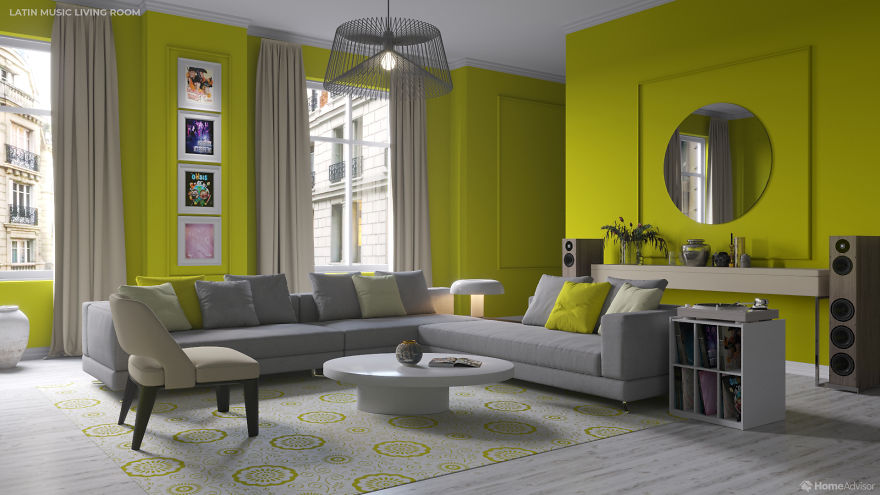 Designers Color A Room Based On A Music Genre, Described By People Who Can 'See Music's Colors' Designers Color A Room Based On A Music Genre, Described By People Who Can 'See Music's Colors'