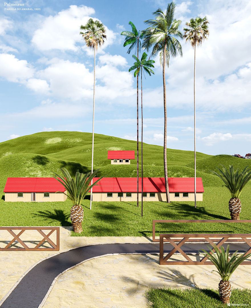 8 Buildings From Famous Paintings Come To Life In These Real-Life Renderings By A Real Estate Agency