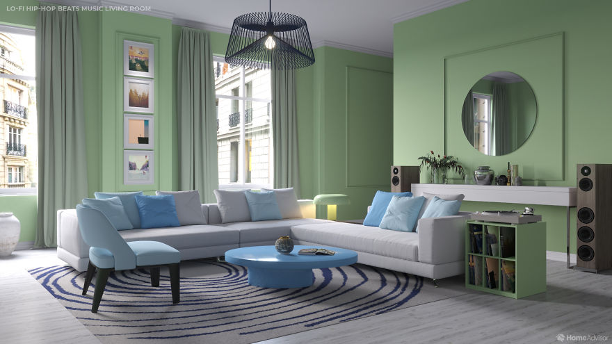 Designers Color A Room Based On A Music Genre, Described By People Who Can 'See Music's Colors' Designers Color A Room Based On A Music Genre, Described By People Who Can 'See Music's Colors'