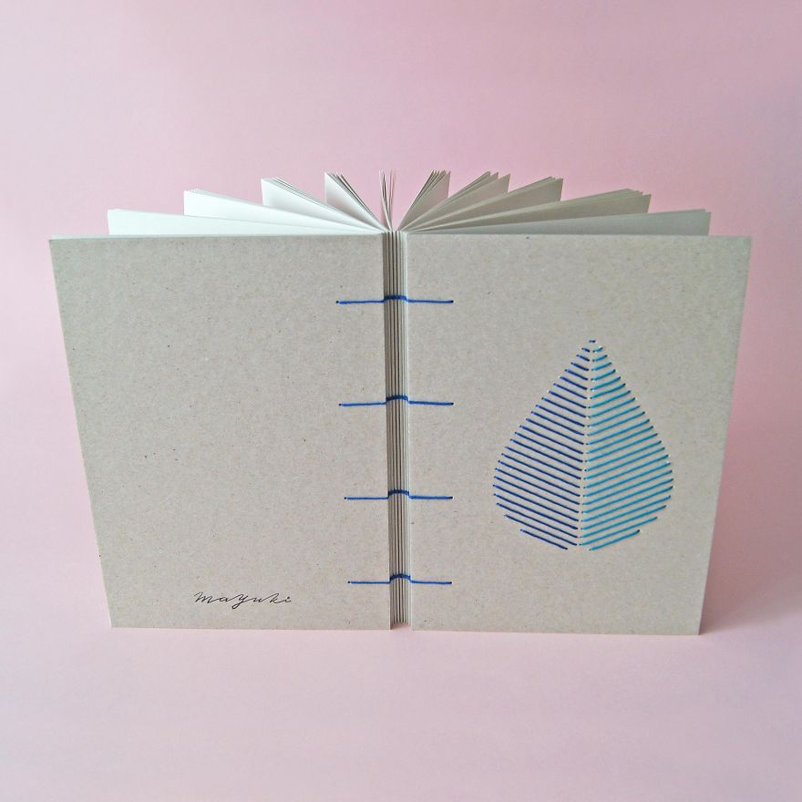 I Create Ecofriendly Handmade Notebooks With Woven Or Embroidered Covers