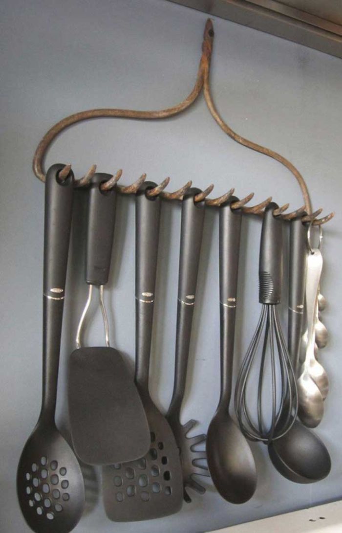 Hang Your Kitchen Tools To Free Up Space In The Drawers
